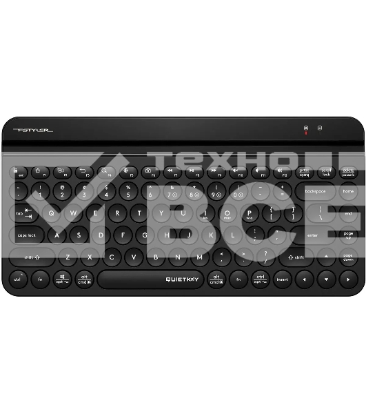 Клавиатура A4Tech Fstyler FBK30 черный/серый USB беспроводная BT/Radio slim Multimedia (FBK30 BLACKCURRANT)