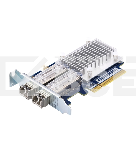 Сетевая карта QNAP QXP-16G2FC Dual-port Fiber Channel adapter, 2 x 16 Gb / s SFP +, PCIe Gen3 x8. For QTS OS ONLY