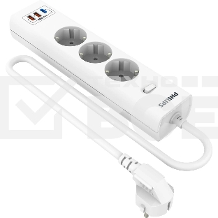 Сетевой фильтр Philips CHP8236WB/51, 3м, 3 розетки, белый