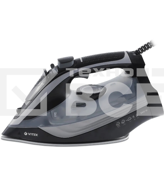 Утюг Vitek VT-8349 черный/серый