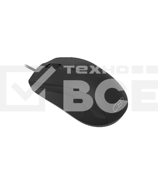 Мышь проводная CBR CM 107 черный, 1000 dpi, USB, кнопки - 3