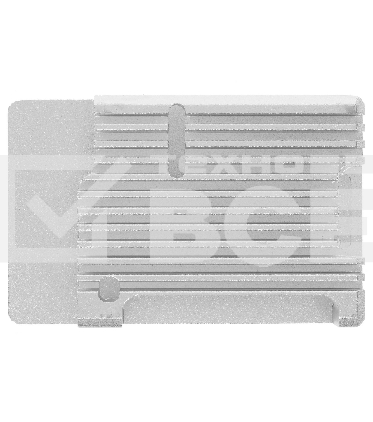 Корпус Qumo Aluminum case without fan, Raspberry Pi 3, silver(RS024)