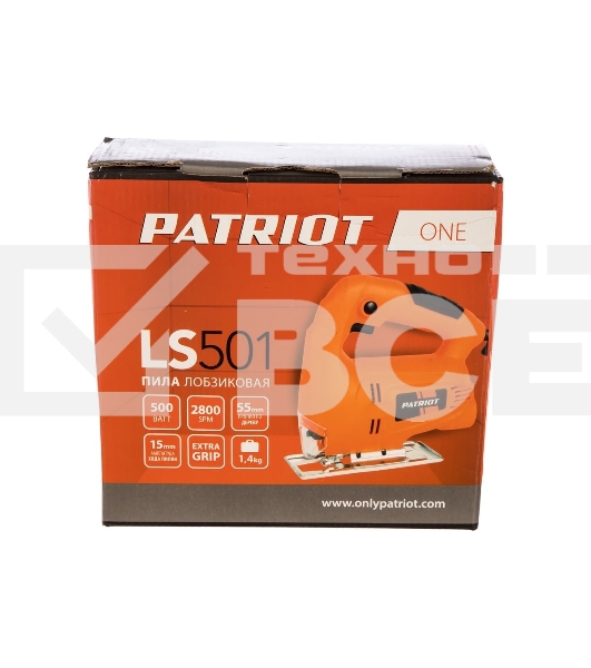 Лобзик Patriot LS 501 THE ONE мощность 500 Вт, макс. толщина дерева 55мм