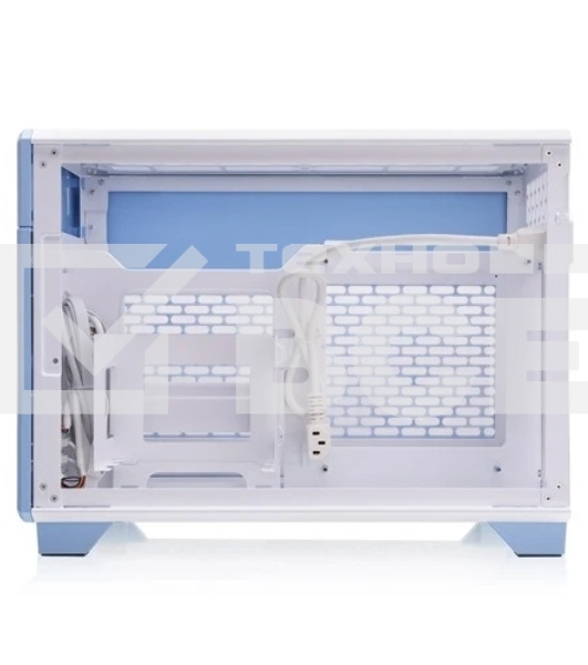 Корпус Thermaltake TR100, без БП, SFF, голубой, 0, 8x140mm 2x200mm