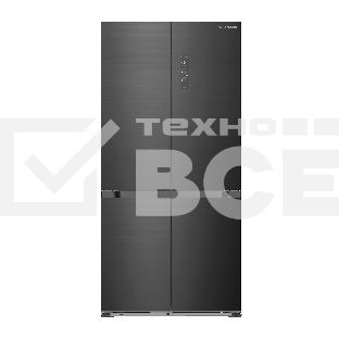 Холодильник WILLMARK BIC-785IX нержавеющая сталь трехкамерный 331/151л морозилка снизу NoFrost