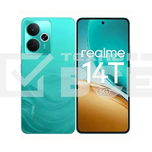 Смартфон Realme RMX5078 14T 5G 128Gb 8Gb зеленый моноблок 3G 4G 2Sim 6.67