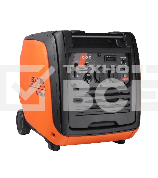 Электрогенератор бензиновый инверторный Patriot iGX 4000W, 4 кВт, 63 дБ, 41.5 кг