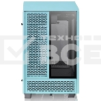 Компьютерный корпус Thermaltake The Tower 100 Turquoise черный без БП miniITX 1x120мм 3x140мм 2xUSB 3.0 audio bott PSU, фото11
