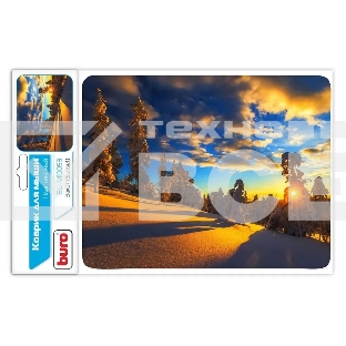 Коврик для мыши Buro BU-M10053 пластиковый, закат, 230 х 180 х 2 мм