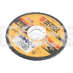 Круг шлифовальный по металлу Denzel A24QBF 125 х 6,0 х 22,2 мм, фото 1
