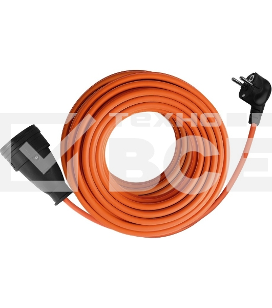 Удлинитель силовой Defender Ext2G-01-30 6А, 30 м, б/з - без рамки