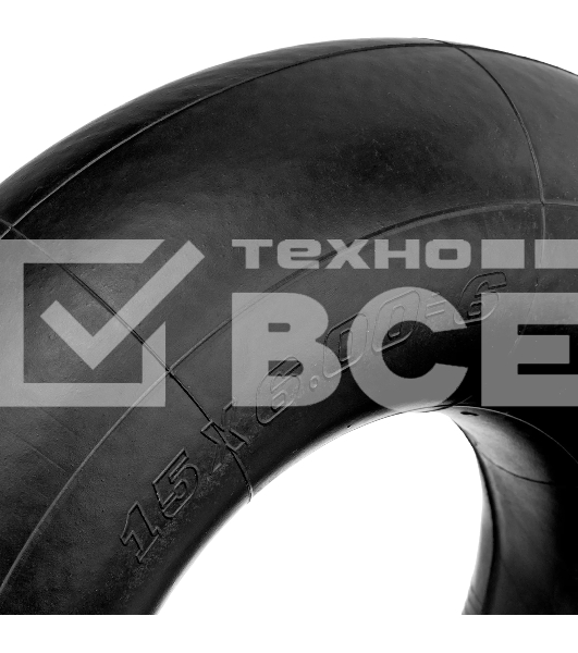 Камера для пневматического колеса Denzel 15/6.00-6, D 360 мм