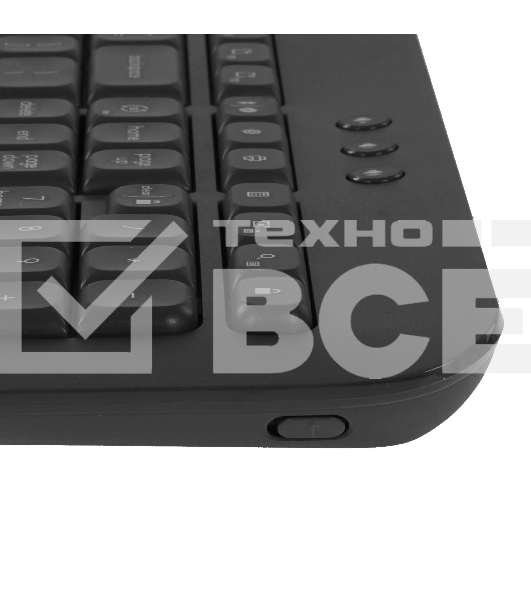 Клавиатура беспроводная Logitech K650 черный USB BT/Radio (подставка для запястий) (920-010954)