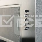 Встраиваемая вытяжка MONSHER ANGERS 60 Acier, ширина 60 см, отвод/рециркуляция, 500 м3/час, механическое кнопочное управление, 3 скорости, светодиодное освещение 1х5 Вт, металлические жироулавливающие фильтры, угольный фильтр KFY (опция), уровень шума 45 , фото2