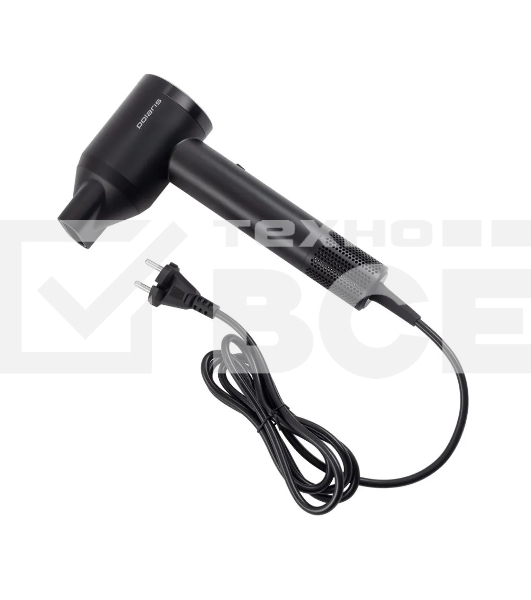 Фен Polaris PHD-1110 графитовый, 1600 Вт, ионизация