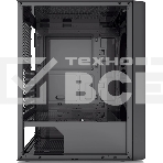 Корпус без блока питания PCCOOLER MA100 MESH BK, Mesh Mid Tower, черный, TG, 0.4 SPCC, 3x120мм ARGb ATX, mATX, mITX 160/310/180мм 2x2.5', 2x3.5', 7xPCI 1xUSB-A 3.0, 2xUSB-A 2.0 360x200x446mm, фото2