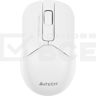Мышь беспроводная A4Tech Fstyler FB12 белый, 1200 dpi, радиоканал, Bluetooth, USB, кнопки - 3
