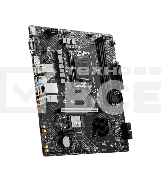 Материнская плата MSI PRO H610M-G WIFI H610, LGA1700, 2*DDR5, 1*PCIEx16, 1*PCIEx1, 1*M.2, 4*USB3.2Gen1, 6*USB2.0, 4*SATA3.0, 1G, VGA, DP, HDMI, M-ATX, RTL