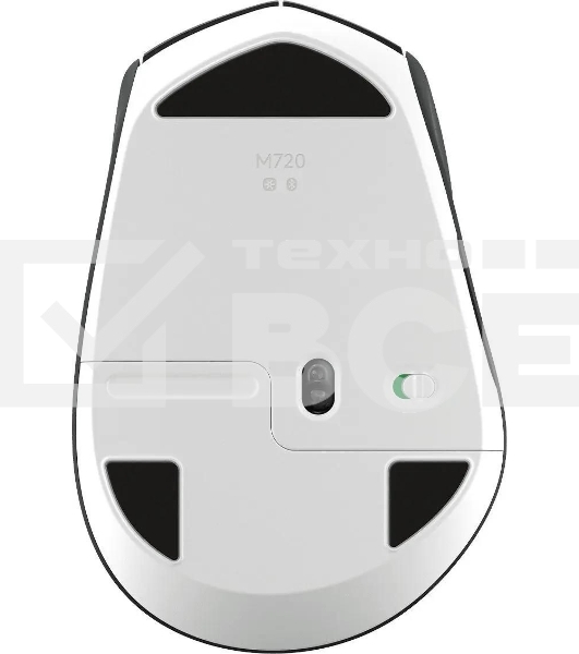 Мышь беспроводная Logitech M720 Triathlon черный, 1000 dpi, радиоканал, Bluetooth, USB, кнопки - 8