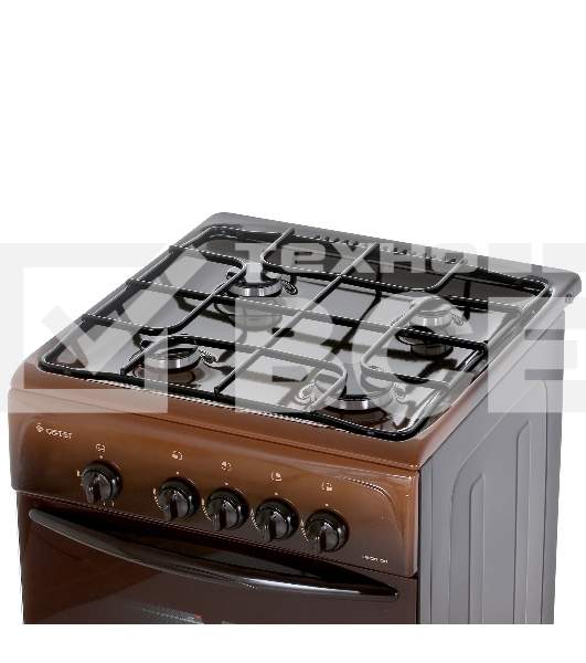 Плита газовая Gefest ПГ 3200-08 К43 коричневый, конфорок 4 шт, духовка 42 л, 50 см x 85 см x 53 см