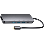 USB-концентратор Gembird UHB-D1, USB Type-C, USB/USB Type-C/PD100W/HDMI, USB Type-C, фото3