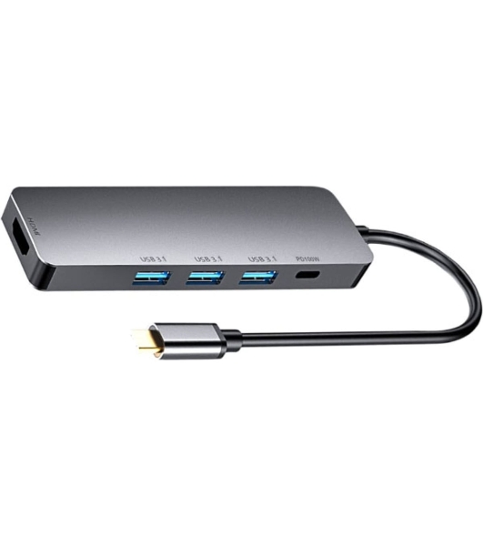 USB-концентратор Gembird UHB-D1, USB Type-C, USB/USB Type-C/PD100W/HDMI, USB Type-C