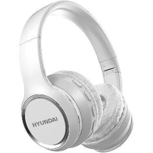 Гарнитура Hyundai H-HP103 белый, беспроводная, Bluetooth, до 6 ч