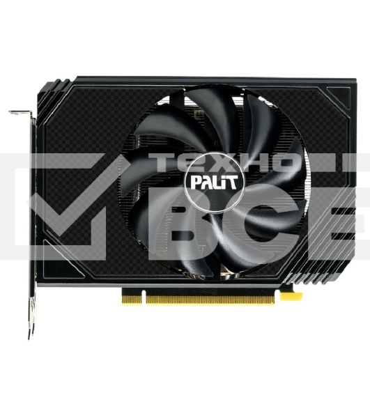 Видеокарта Palit RTX3050 STORMX 6Gb NVIDIA GeForce RTX 3050 6Gb PCI-E 4.0 96bit GDDR6 1042/14000 DVIx1 HDMIx1 DPx1 HDCP Ret