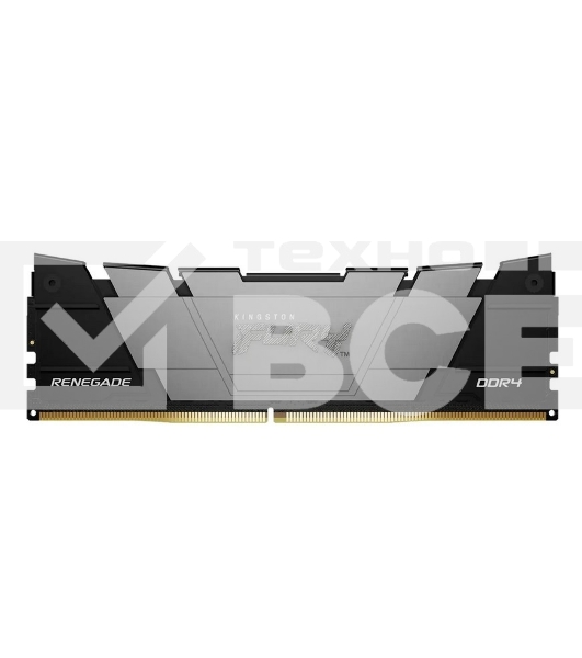 Оперативная память Kingston Fury Renegade, DDR4, 16GB (2x8GB), 4600MHz, CL19, с радиатором, черный