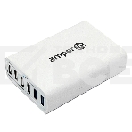 Блок питания (сетевой адаптер) Amperin Quick Charge 6-port QC 3.0 USB (YDS-TC060-4-2-0), белый, фото 1
