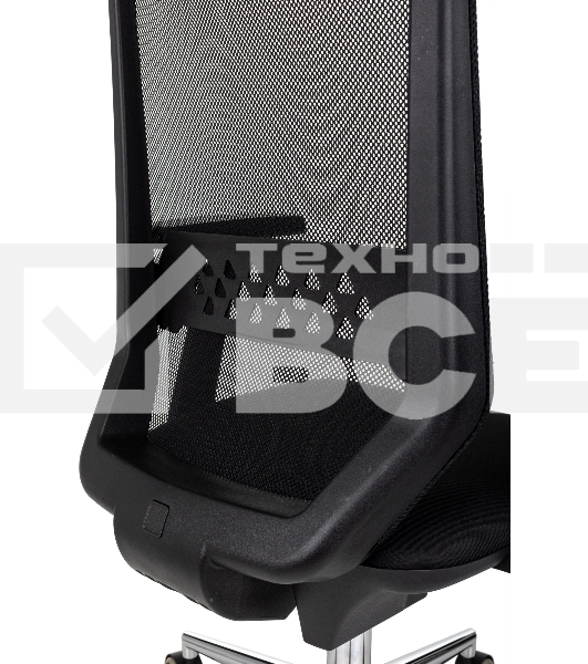 Кресло руководителя Бюрократ MC-612N-H TW-01 Neo Black черный сетка/ткань с подголов. крестовина металл хром