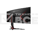 Монитор 34' AOC CU34G2XP, VA 3440x1440, 180 Гц, 1 мс, 21:9, 400 кд/м², 2xHDMI, 2xDP, 2x4 Вт, изогнутый, черный/красный, фото6