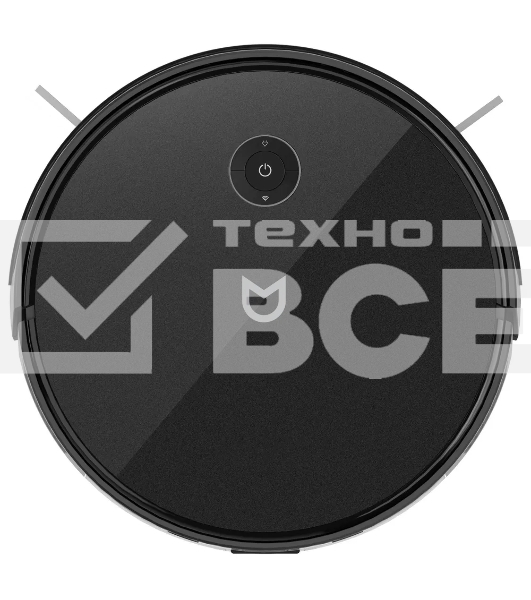 Робот-пылесос Irbis Bean 0421 чёрный, 2500 мАч Li-ion, уборка влажная/сухая, пылесборник контейнер 0.34 л