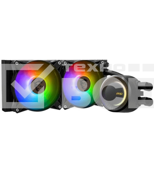 Жидкостная система охлаждения MSI MAG CORELIQUID E240 2x ARGb Fan, Color Box, LGA1700