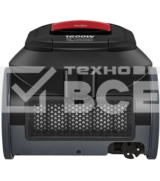 Пылесос LG VC5316NNTR черный/красный, 330/1600 Вт, уборка сухая, пылесборник контейнер 1.3 л