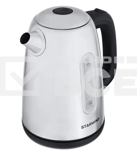Чайник электрический Starwind SKS3210 1.7л. 2200Вт серебристый (корпус: металл)