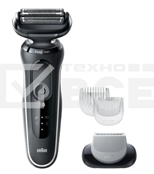 Электробритва Braun 51-W1600s белый/черный