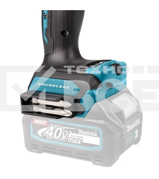 Дрель-шуруповерт Makita DF001GZ, Аккумуляторная, 40В, Без АКБ и ЗУ