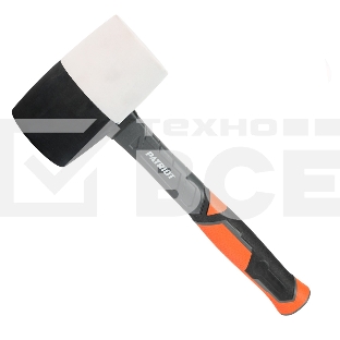 Киянка PATRIOT RMF-680BW черно-белая, с фиберглассовой рукояткой, 680г