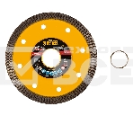 Диск алмазный отрезной Denzel 115 х 22,2мм, сплошной, супертонкий, горячий пресс, сухой/мокрый рез, фото6