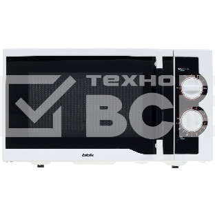 Микроволновая печь BBK 23MWS-928M/W/RU белый, 23 л, 900 Вт, переключатели - поворотный механизм