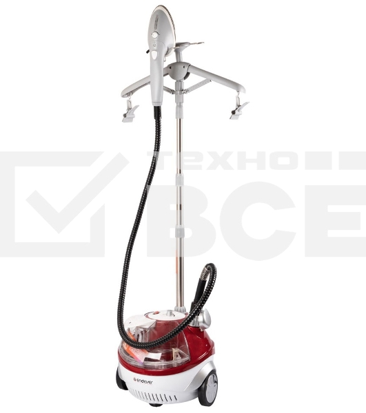 Отпариватель Endever Odyssey Q-9 красный/белый, 2500 Вт, 90 г/мин, 2300 мл