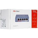 Коммутатор Hikvision DS-3E0105P-E(B), 4×100 Мбит/с PoE + 1×100 Мбит/с Uplink, неуправляемый, фото6