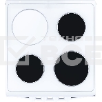 Плита электрическая Flama AE 1304 W белый, конфорок 3 шт, духовка 50 л, 50 см x 85 см x 60 см, фото2