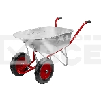 Тачка Зубр Т-21 садово-строительная двухколесная, 180 кг 39952, фото2