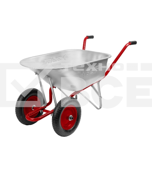 Тачка Зубр Т-21 садово-строительная двухколесная, 180 кг 39952