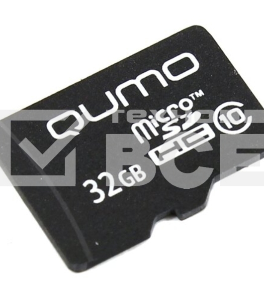 Флеш карта Micro SecureDigital 32Gb QUMO QM32GMICSDHC10NA {MicroSDHC Class 10}