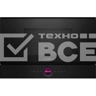 Микроволновая печь встраиваемая Bosch BFL7221B1 чёрный, 21 л, 900 Вт, переключатели - поворотный механизм/сенсор
