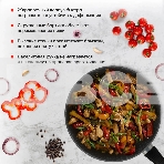 Сковорода Starwind Chef Induction SW-CHI4028GR круглая 28см покрытие: Pfluon ручка несъемная (без крышки) серый, фото5