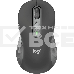 Мышь беспроводная Logitech M750 L Large графитовый, 4000 dpi, радиоканал, Bluetooth, USB, кнопки - 5, фото 1
